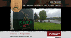 Desktop Screenshot of pompeiipizza.biz