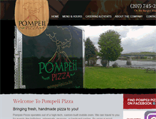 Tablet Screenshot of pompeiipizza.biz